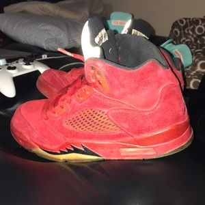 Jordan 5s Red Suede 🔥🔥
